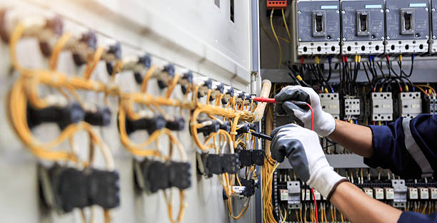 Professional Electrician technician working in Salem, MA